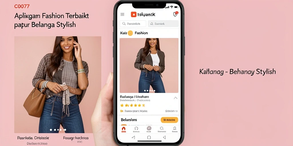 Tampilan antarmuka aplikasi C0077 yang stylish dan modern.