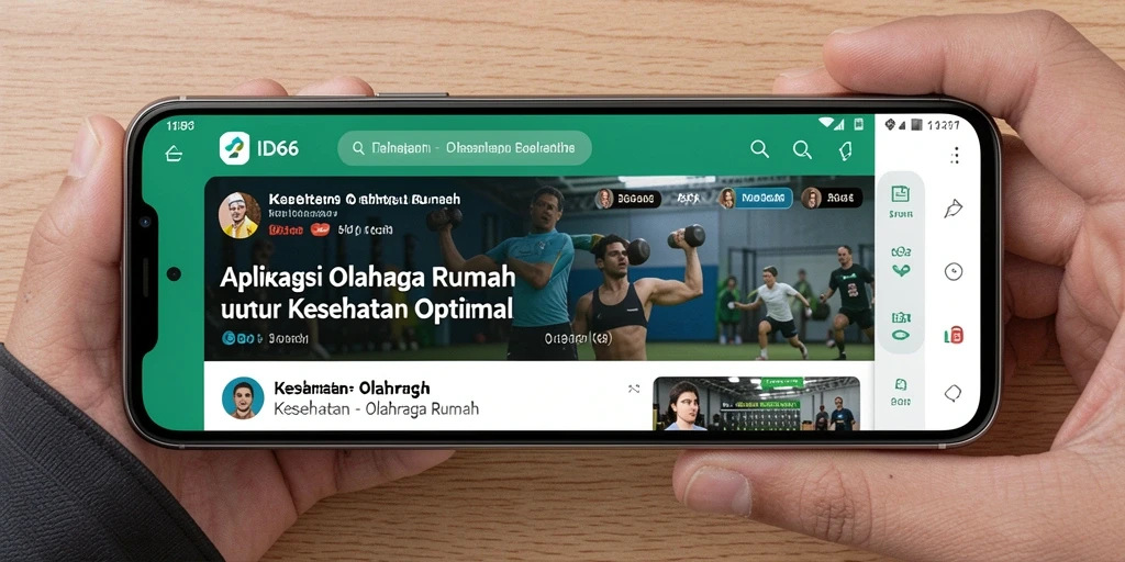 Antarmuka pengguna ID66 yang intuitif dan mudah digunakan.