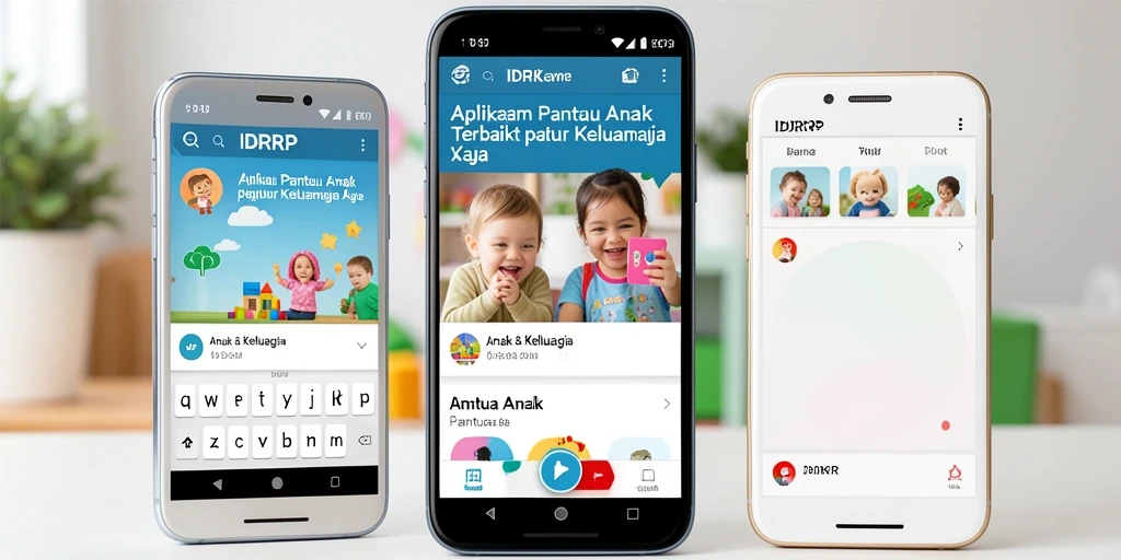 Antarmuka IDRRP untuk pemantauan anak yang mudah dan intuitif.